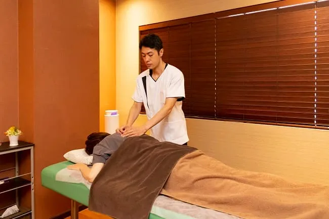 不妊鍼灸治療風景