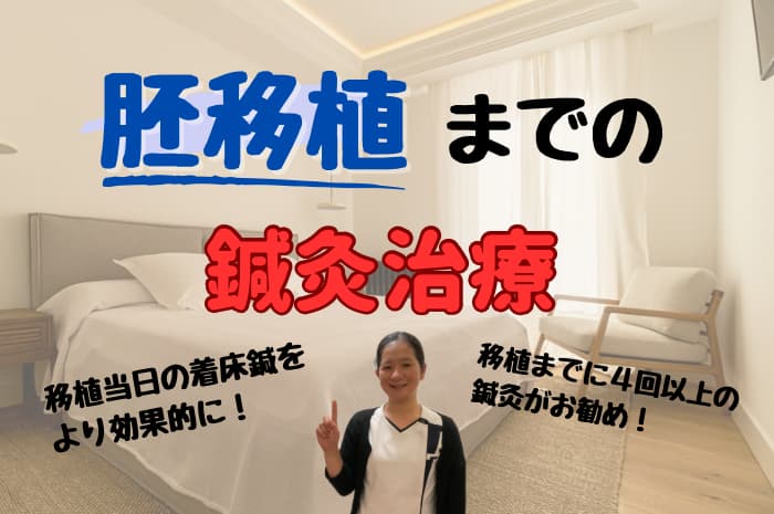 胚移植までの移植鍼灸