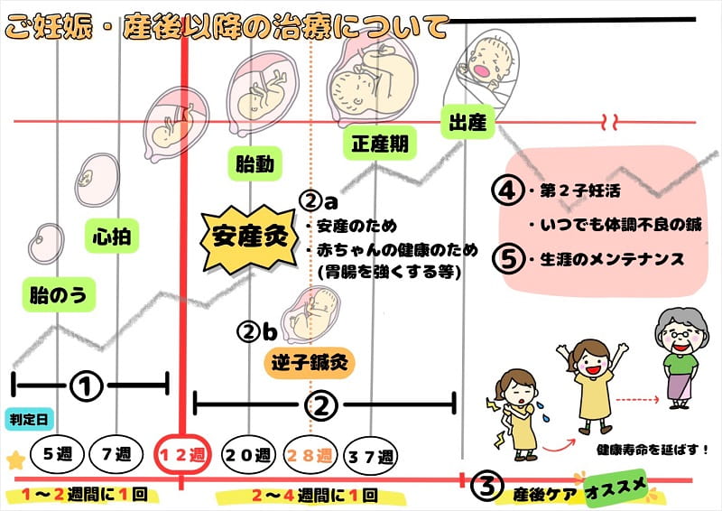 妊娠・産後以降の鍼灸